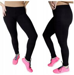  Női Leggings Fekete Nagy Méret Téli XL/46