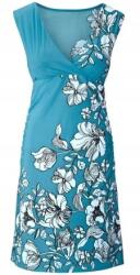 Bonprix Bpc Kék Virágos Ruha 32/34 (947421)