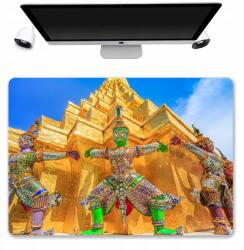  Alátét Asztali Védő 50x35 Templom Mintával (Ciekawe Wzory Maty Pod Myszkę Na Biurko)