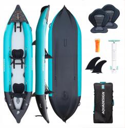 Aquadesign Aquadesign Koloa 360 cm-es felfújható kajak 2 személyes, 210 kg teherbírás (KA-2247_360)