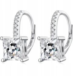 M. Jopek Ezüst Fülbevaló 925 Ezüst Négyzet Kristály M. Jopek