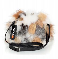  Rókás szőrmés kézitáska (TF012)