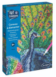 Sentosphère Ékköves vászonkép készítő szett: páva (Sentosphere) SA20250