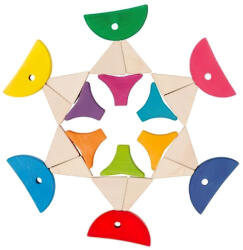 Goki Szín- és formaválogató játék, színes halak, GK58472 Goki