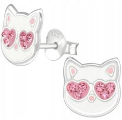 Mennica Bydgoska Ezüst Fülbevaló Cica Csavaros Kislány 925 Ezüst 925 (2/1)