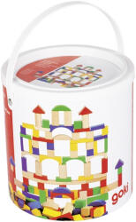 Goki Építőkocka fából: 100 db-os, dobozban (GOKI) GK58669