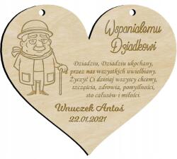 Kreatywne Myślenie Ajándék Medál Gravírozással Nagyapa Napjára Kívánságok (25352)