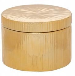 Atmosphera Kerámia Doboz Fedővel Arany Ékszerek Tárolására 12, 5 X9 CM (203906-JJA)