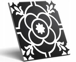 Szklane Mozaiki Dekoratív Greslap Patchwork Tudor Greta Black 20x20 cm I. osztály (GRETA BLACK)