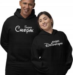 Aradena Páros Póló Szett Szuper Fiú és Lány Valentin-napi Ajándék 2 db. L (51 52 L Super Dziewczyna Chłopak 02)