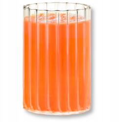 Wilmax England Átlátszó, bordázott, csíkos pohár vízhez, gyümölcsléhez, limonádéhoz 200ml Wilmax (Szklanka na wodę 200 ml ryflowana WL-888623/A)