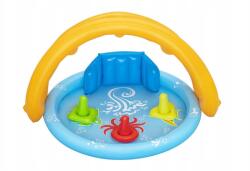 Bestway Felfújható medence napellenzővel, háttámlával és szortírozóval (52568)