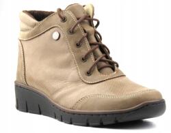 Helios Női Sportos Bokacipő Helios 531 Bézs Színű, Bélelt (531)