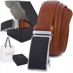 Alessandro Paoli Öv férfi bőr automata 3, 5 széles nagy fém csat Alessandro (AP5brown_100)