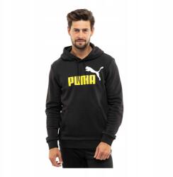 PUMA Férfi Pulóver Kaptenyos Ess+ 2 Col Nagy Logós Hoodie Fekete L-es méret (586765 59)