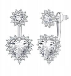 M. Jopek Ezüst Fülbevaló 925 Ezüst Szív Cirkónia M. Jopek - allegro - 10 405 Ft