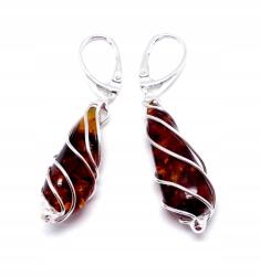 Biżuteria Front Borostyán Fülbevaló (8338J)