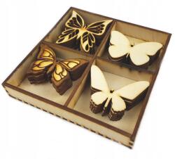 Kreatywne Myślenie Motyle szett, 20 db, 12, 5 cm-es pillangó, pillangók decoupage-hoz (30545)