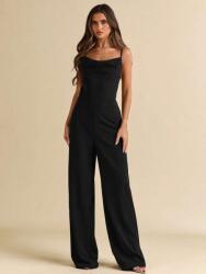 Shein Fekete Nyitott Hátú Overál (M) (610506)