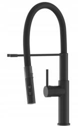 Granitan Konyhai Csaptelep Flexibilis Kifolyócső Fekete Konyhai Hajlékony Soria (SORIA18586)