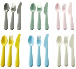 IKEA Gyerek Evőeszköz Szett 18 Részes Ikea Kalas Pasztell Színek (704.613.85)