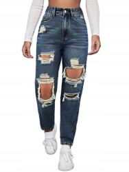 Shein Koptatott Farmer Nadrág __M