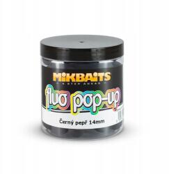 Mikbaits úszó fluo bojli 14mm 250ml Íz: Fekete bors (8595602242597)