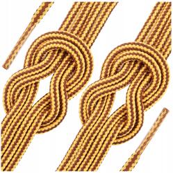 Sulpo Cipőfűző kerek túracipőhöz barna-sárga 150 cm (Trekkingowe sznurówki do butów okrągłe)