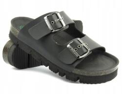 Dr. Brinkmann Brinkmann 700560-01 Női Papucs Fekete Színű, Kényelmes, Állítható Pántok ( 700560-01 CZARNY)