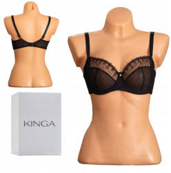 Kinga Michelle Kinga melltartó BC-343 puha fekete 75H (BC-343)