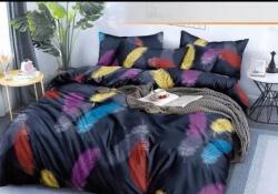  Ágynemű Garnitúra 200x220 Pamut Szatén Lila 4 részes