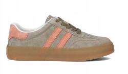 Filippo Bőr sneakerek Filippo DP6764 khaki/narancs méret38 (Filippo DP6764/25 BK)