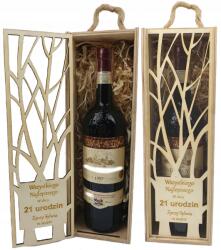  Fa Boros Doboz Ajándék Láda Gravírozott Emlék Esküvői gravírozással (25537)