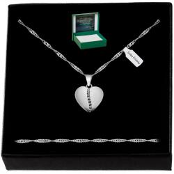 Golden Celebrity Szív Nyaklánc Nőknek Pr. 925 Ezüst +ajándék (Biżuteria dla kobiety dziewczyny mamy żony)