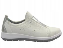 DR ORTO Befado Női Félcipő Dr Orto 156D026 Fehér Egészségügyi Bőr Talpbetéttel (156D026.BIAŁY)