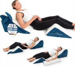  Ergonomikus párna szett Mks 40012A44 68x33cm Kék (P574)