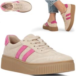 Filippo 40 Női sportcipő Természetes Bőr Fűzött velúr félcipő (Filippo DP6776/25 BE FH)