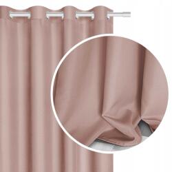 Prestiqua Függöny Nappaliba, Kész, Karikás, Púder Színű, 140x250 Viva (Viva)