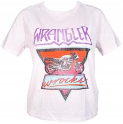 Wrangler póló Fehér nyomott mintás Boxy Tee S