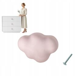 AKS Bútorfogantyú Gyerek Bútorgomb Cloud felhő Rózsaszín porcelán (104162)