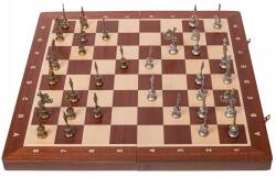 Square Fém Sakk Napoleon Fa Sakktábla 53 x 53 cm