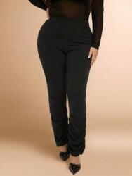 Shein Fekete Fodros Nadrág (1XL) (613102)