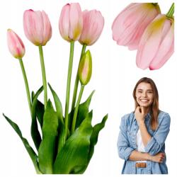 Griny Szilikon Tulipán Gumírozott Élő Prémium Tulipán 40cm 5 db