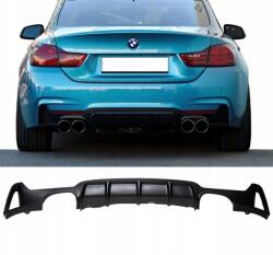  Lökhárító Diffúzor Hátsó Betét 4 Kipufogó Bmw F33 F32 F36 Fekete Fényes