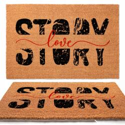 TabPrint Lábtörlő Kültéri Lábmatrac 40x60cm Story Mintával Többféle Kialakítás (Wycieraczka Kokosowa 40x60)