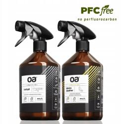 OA Készlet Műszerfal és Műanyag Tisztításához 500 ml Bőr Kárpit Tisztításához 500 ml Oa