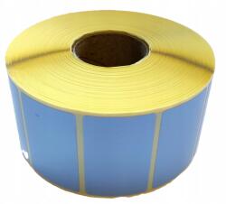 Randi 50x30 mm-es hőpapír címkék, 1000 db-os tekercs, Kék (ETDA50X30_1000_40_NIEBIESKIE)