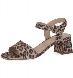 Peter Kaiser leopárdmintás szandál magas/vastag sarokkal [78240-44-458] méret 42 (78240-44-458)