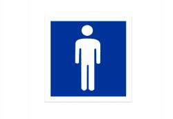 Studiocen Wc tábla férfi, 11x11 cm