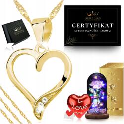 Golden Haus Arany Nyaklánc Szívecskével 925 Örök Rózsa Nőnapi Ajándék